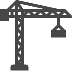 Sticker - crane building icon