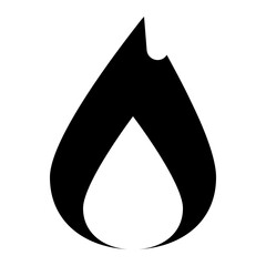 Sticker - fire flame icon