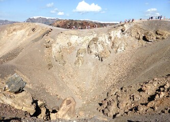 santorini's hike on the nea kameni volcano