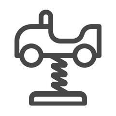 Wall Mural - car playground icon