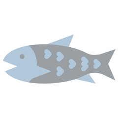 Sticker - fish salmon icon