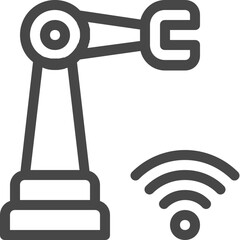 Sticker - robot arm icon