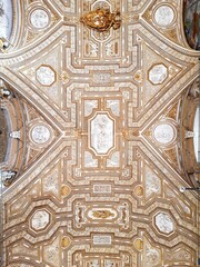 Wall Mural - Christian frescoes on the vault of the Catholic Church