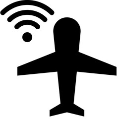 Sticker - Airplane icon