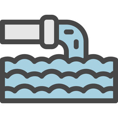 Sticker - pipe dam icon