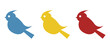bird icon, animal concept, vector illustration