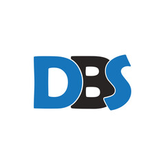 Canvas Print - DBS letter logo