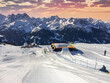 canvas print picture - Skigebiet, Zillertal, Tirol, Österreich 