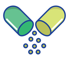 Poster - capsule medicine treatment