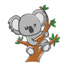 Canvas Print - koala animal cartoon