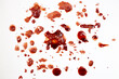 Cuchillo manchado de sangre, manchas de sangre, gotas de sangre, asesino en serie
Accidente doméstico, terror Halloween
