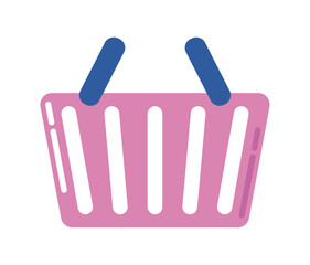 Canvas Print - shopping basket icon