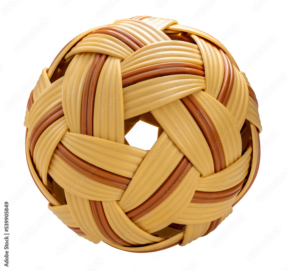 Sepak Raga Material Sepak Takraw ball isolated on white background, Sepak Takraw ball ...