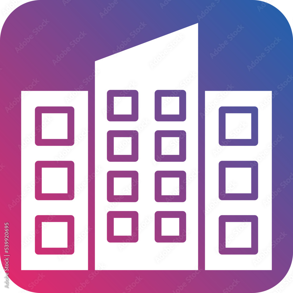 Office Building Icon Style