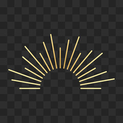 Wall Mural - circle sunburst. radial sun shine stamp. vector radial vintage explosion symbol