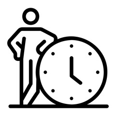 deadline line icon