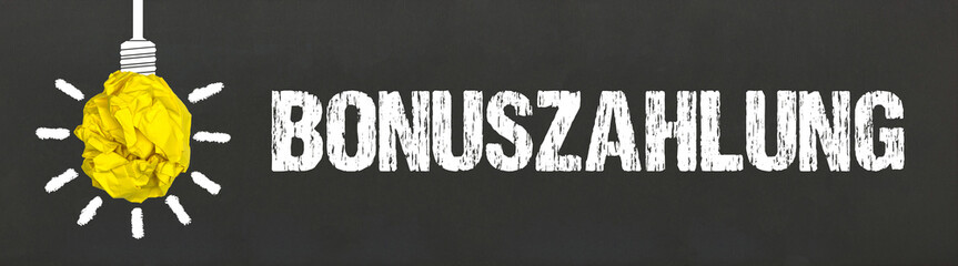 Canvas Print - Bonuszahlung