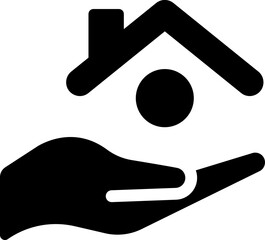 Poster - House insurance icon