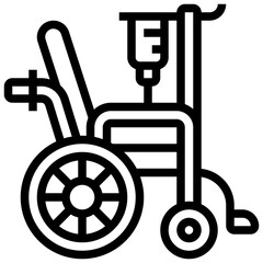 Canvas Print - Wheelchair icon