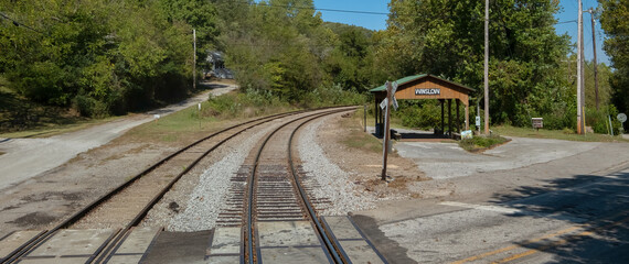 Winslow, Arkansas train stop