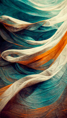 Wall Mural - Abstract flowing silky background