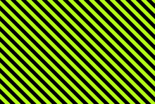 Shocking Dull Green Yellow Color And Black Color Background With Lines. Traditional Vertical Striped Background Texture..