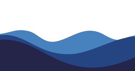 light and dark blue gradient wave background transparent png