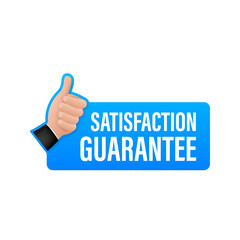 Wall Mural - Customer satisfaction guaranteed label. Vector stock illustration.