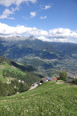 Canvas Print - Blick vom Mutkopf zu den Sarntaler Alpen