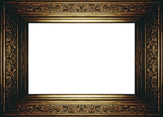 Wall Mural - Transparent Baroque Frame