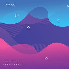 Wall Mural - abstract background with dynamic effect. motion vector illustration. trendy gradients and geometric 
