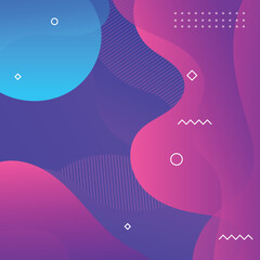 Wall Mural - abstract background with dynamic effect. motion vector illustration. trendy gradients and geometric 