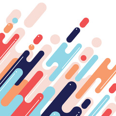 Wall Mural - abstract background with dynamic effect. motion vector illustration. trendy gradients and geometric 