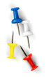 © BillionPhotos.com - Group of colorful push pins on white background
