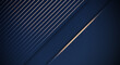© free - Dark Blue and Golden Luxury Glitter Abstract Tech Geometric Background with Copy Space for Text or Message