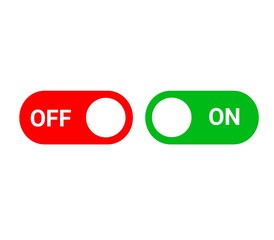 Poster - On off switch toggle icon 