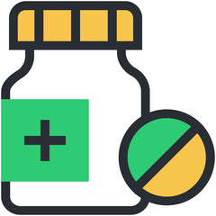 Sticker - Medicine Bottle 