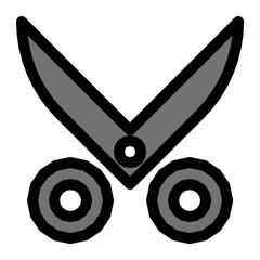 Sticker - Scissor Vector Icon