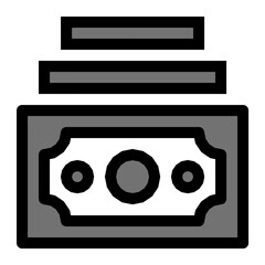 Poster - Banknotes Vector Icon