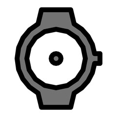 Canvas Print - Wristwatch Vector Icon