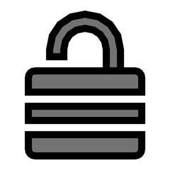 Poster - Unlock Vector Icon