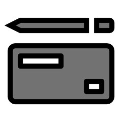 Sticker - Cheque Vector Icon