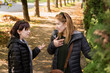 A young teenage girl criticizes her mother, and the mother makes excuses, does not know what to say. A complicated relationship between a mother and a teenage daughter