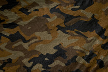Orange Brown Tactical Army Camouflage Plastic Tarp