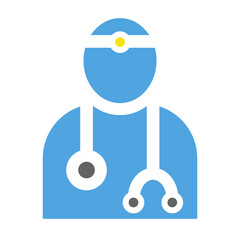 Wall Mural - Surgeon Doctor Placeholder Icon Illustration