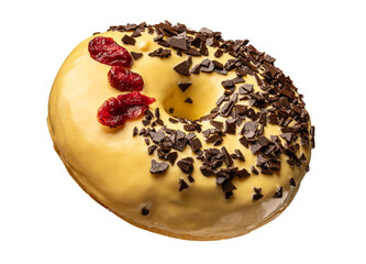 Wall Mural - Donut in yellow glaze