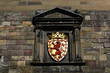 Detail, Wappen beim Eingangsbereich Edinburgh Castle Esplanade, Edinburgh Castle, Edinburgh, Schottland, Großbritannien, Europa