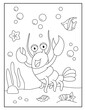 © ALIFJOARDER - Lobster coloring pages for kids
