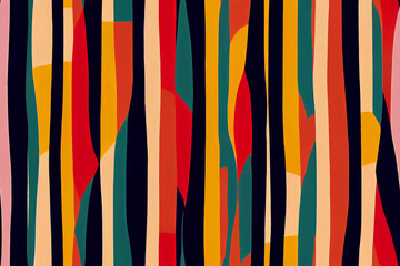 Wall Mural - Abstract Retro Pattern Inspired by New York City