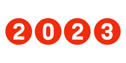 2023 - Two thousand twenty-three icon transparent png